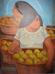 Paco Gorospe - Girl With Mangoes