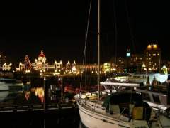 Victoria B.C - Senate Building lit up for Chistmas