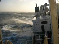 Wave Mercury in Stormy Seas off Japan