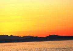 Sunset in Victoria B.C., Canada