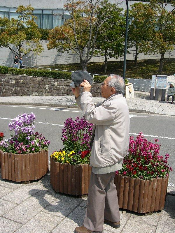 Photographing the Photographer - Old Japanese Man