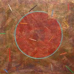 chocolate hills 4x4ft. acrylic on canvas