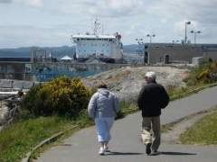 c.s. Wave Venture at Ogden Point, Victoria B.C.