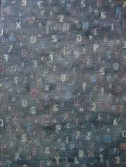 Copy of Text country - acrylic - 30x40 inch - 2006