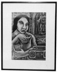 masyaw - oil on paper - 15x21 inches - 2003