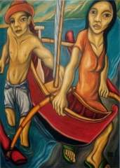 sailboat - by Sam Penaso