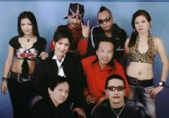 Flixx band with Ana a Filipina female rock singer