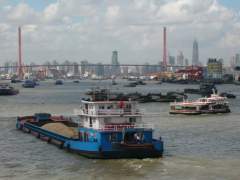 Barges on the Huang Pu at Shanghai