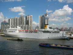 Costa Allegra berthed at Shanghai