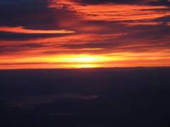 Sunrise somewhere over Sierra Nevada