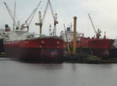 British Swift in Sembawang Shipyard, Singapore