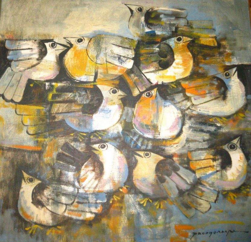 Paco Gorospe - Painting of Birds