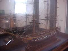 Wooden model sailg ships