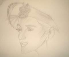 Girl with hat