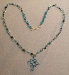 Hand-made jewellery necklace