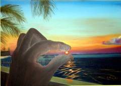 holding the sun