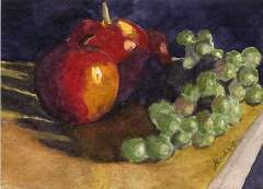 Still life painting - Still Apples by artbylmr