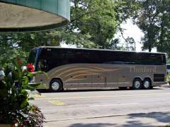 Thetford luxury tour coach at Niagra Falls
