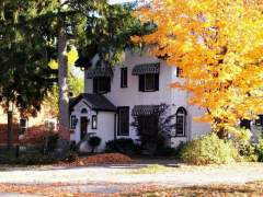 A Whitewashed Limestone Home