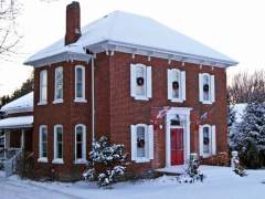 Red Brick House At Picton Ontario