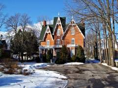 Red Brick House At Picton Ontario