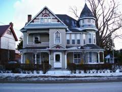 Canadian Wood Frame House at Picton Ontario