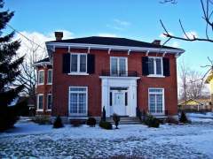 Red Brick House At Picton Ontario