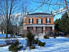 Red Brick House At Picton Ontario