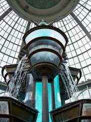 Fountain In Main Entrance Of Fallsview Casino