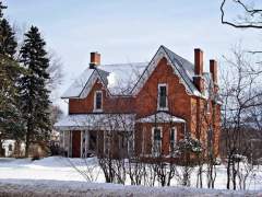 Red Brick House At Napanee Ontario