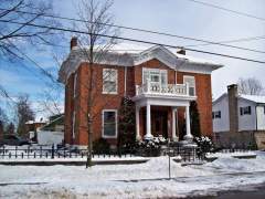 Red Brick House At Napanee Ontario