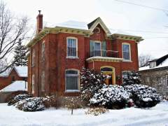 Red Brick House At Napanee Ontario