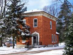 Red Brick House At Napanee Ontario