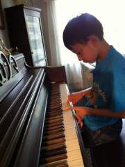 Brian at the Piano by Peter Coukis