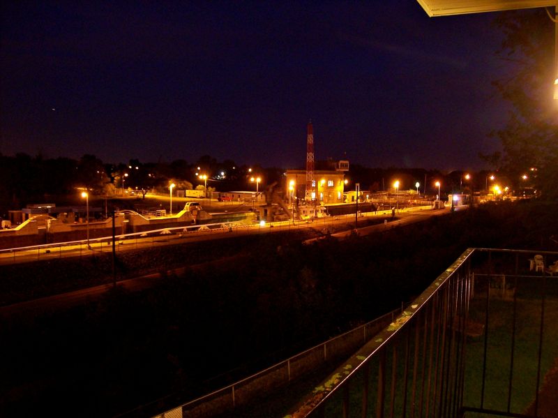 A Night Transit Through The Welland Canal