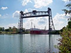 CSL NIAGARA Passing Under Glendale Lift Bridge