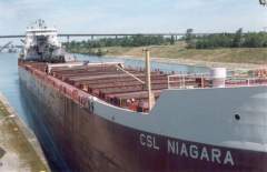 CSL NIAGARA enters lock 3