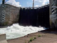 Lock 3 Draining Down