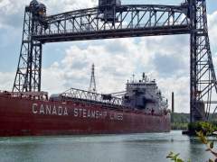 CSL NIAGARA Passing Under Glendale Lift Bridge