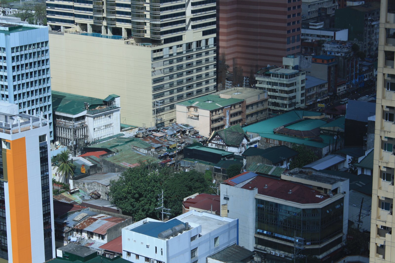 Buildings in Ermita, City of Manila, Philippines