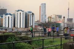 Fort Santiago with the Pasig River and Santa Cruz in the background