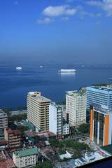 New buildings in Ermita, Manila - near to Roxas Blvd and manila Bay