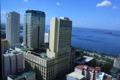 Hyatt Manila and the Landbank Building in Malate, City of Manila, Philippines