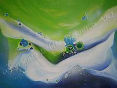 lime 75x115 acryl Op doek
