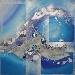 ice2 50x50 acryl Op doek