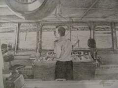 Captain Duffey At The Helm