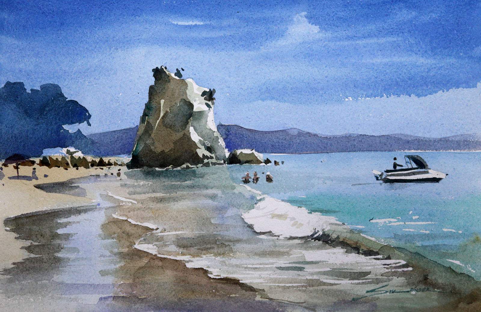 Landscape in Watercolor 3