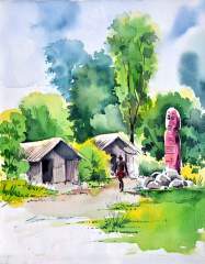 Landscape in Watercolor - 2