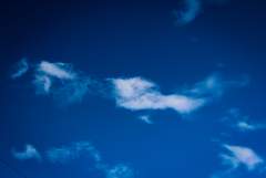 Plain blue sky