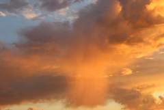 Orange Rain Cloud